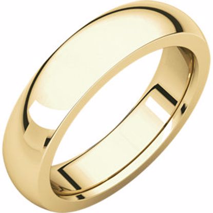 IRH8:1960:P 10kt Yellow 5 mm Heavy comfort Fit Band
