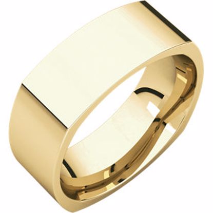 SQR11.5:2222:P 10kt Yellow 7mm Square Comfort Fit Band