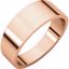 FT7:2435:P 14kt Rose 7mm Flat Tapered Band 