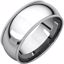 MGR8.5:1706:P 10kt White 8mm Milgrain Comfort Fit Band