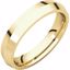 KER7.5:2265:P 10kt Yellow 4mm Knife Edge Comfort Fit Band