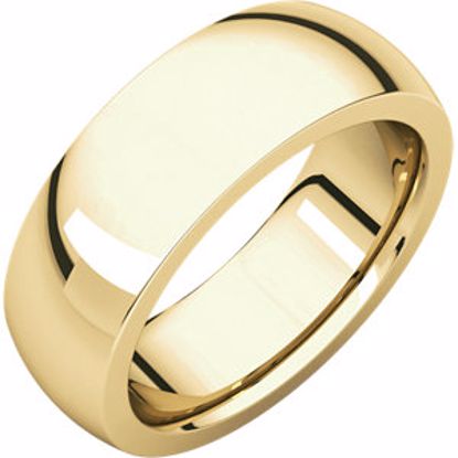 IRH13:1987:P 10kt Yellow 7 mm Heavy comfort Fit Band