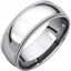 DMGR15:3029:P 18kt White 7mm Double Milgrain Comfort Fit Band