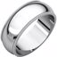 MG7:2860:P 18kt White 7mm Milgrain Band