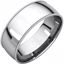 MGRL13:4606:P Continuum Sterling Silver 7mm Light Comfort Fit Milgrain Band 
