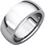 IRH12.5:4452:P Continuum Sterling Silver 8 mm Heavy comfort Fit Band