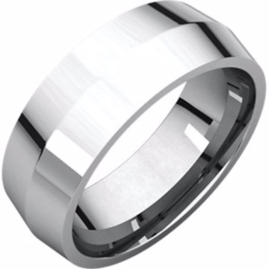 KER7.5:4748:P Continuum Sterling Silver 7mm Knife Edge Comfort Fit Band