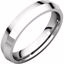 KER8:4715:P Continuum Sterling Silver 4mm Knife Edge Comfort Fit Band