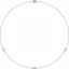 68577:60003:P 14kt Rose 1/5 CTW Diamond Bezel 18" Necklace