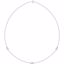 68577:60005:P 14kt White 1/3 CTW Diamond Bezel 18" Necklace