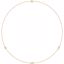 68577:60007:P 14kt Yellow 1/4 CTW Diamond Bezel 18" Necklace