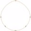 68577:60010:P 14kt Yellow 1/2 CTW Diamond Bezel 18" Necklace