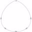 68577:60017:P 14kt White 1 CTW Diamond Bezel 18" Necklace