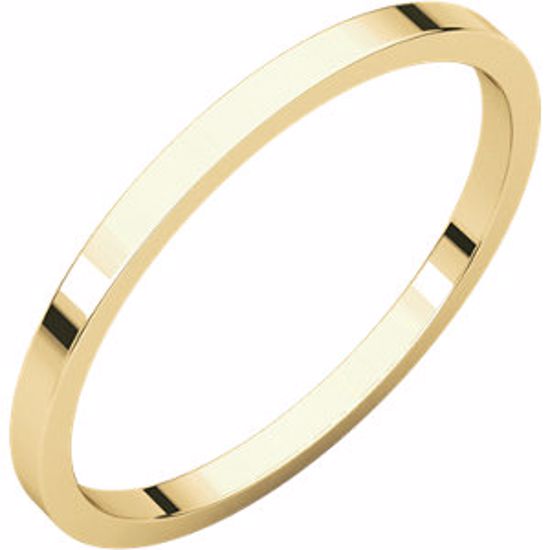F7:101:P 18kt Yellow 1.5mm Flat Band