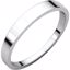 FT7.5:101:P Platinum 3mm Flat Tapered Band