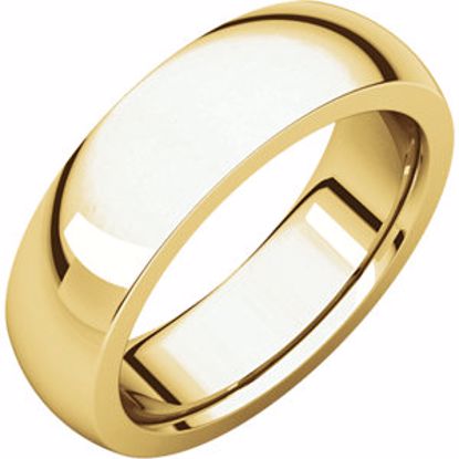 IRH8:1995:P 10kt Yellow 6 mm Heavy comfort Fit Band