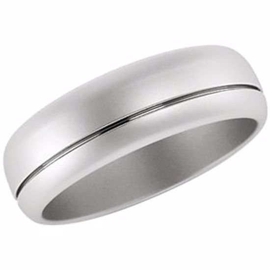 51346:2035:P Platinum 6mm Band Size 11