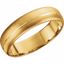 51346:2018:P 14kt Yellow 6mm Band Size 9