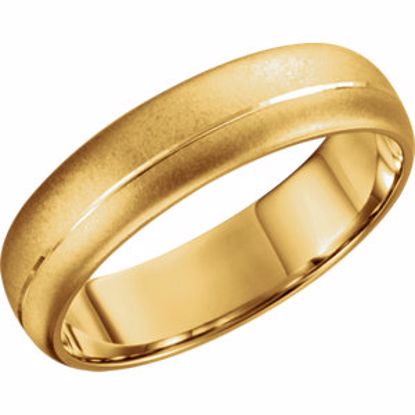 51346:2052:P 18kt Yellow 6mm Band Size 13