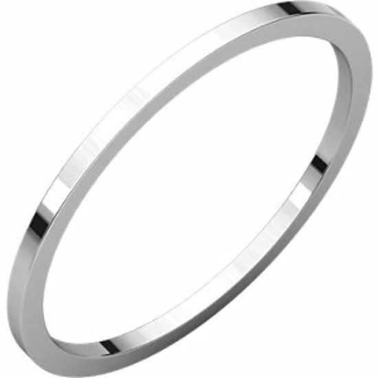 F7:917:P Platinum 1mm Flat Band