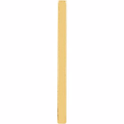 51517:60000:P 14kt Yellow Vertical Bar Pendant
