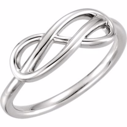 51511:105:P Platinum Double Infinity Ring