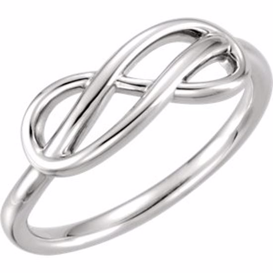 51511:105:P Platinum Double Infinity Ring