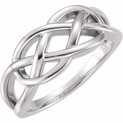 51512:105:P Platinum Freeform Ring