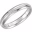51539:133:P 14kt White 4mm Comfort Fit Milgrain Band Size 6.5