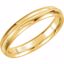 51539:156:P 14kt Yellow 4mm Comfort Fit Milgrain Band Size 10.5