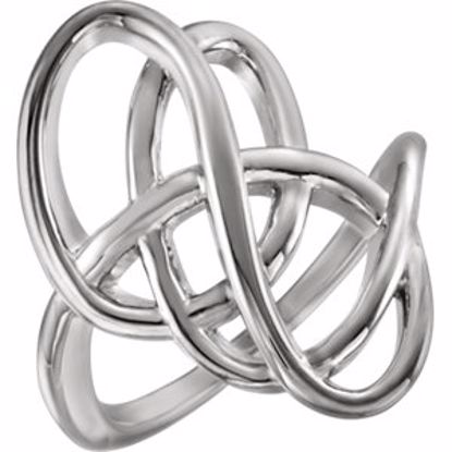 51519:105:P Platinum Freeform Ring