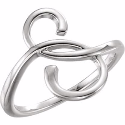 51520:105:P Platinum Freeform Ring