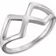 51546:105:P Platinum Freeform Ring