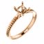 122586:123:P 14kt White 6x6mm Cushion Accented Engagement Ring Mounting