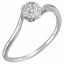 651888:60000:P 14kt White .07 CTW Diamond Ring