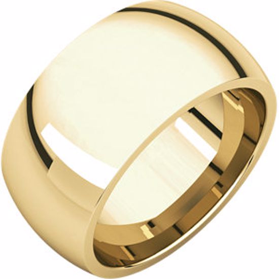 IR11:204:P 10kt Yellow 10mm Comfort Fit Band