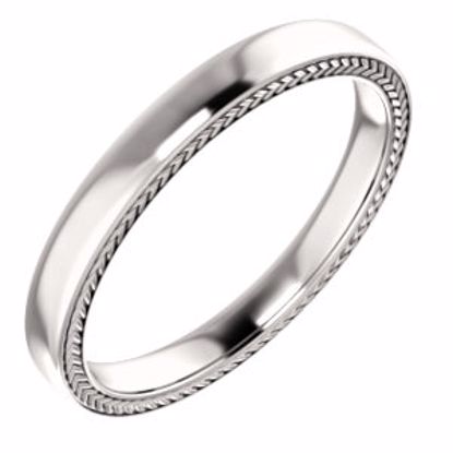 51578:311:P 14kt Rose 3mm Band Size 11