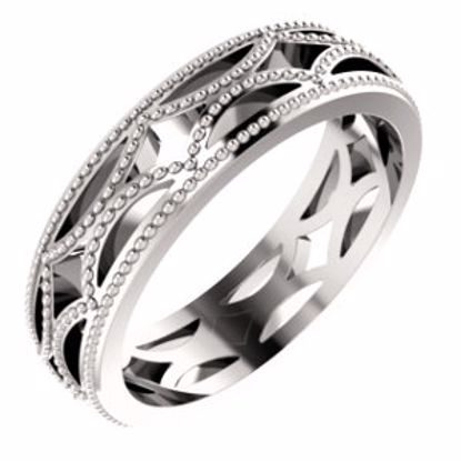 51580:805:P Platinum 5mm Band Size 5