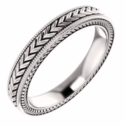 51582:305:P 14kt Rose 3mm Band Size 5