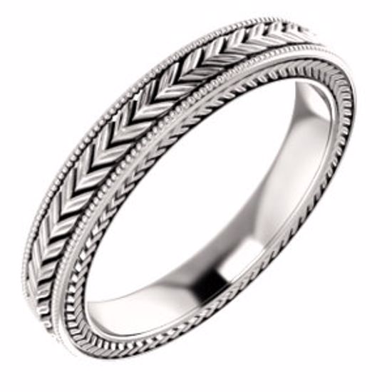 51582:305:P 14kt Rose 3mm Band Size 5