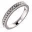 51582:407:P Platinum 3mm Band Size 7