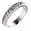 51581:807:P Platinum 4mm Band Size 7