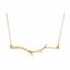 86311:102:P 14kt Yellow Branch 16" Bar Necklace