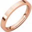 FIR4:225774:P 10kt Rose 2.5mm Flat Comfort Fit Band