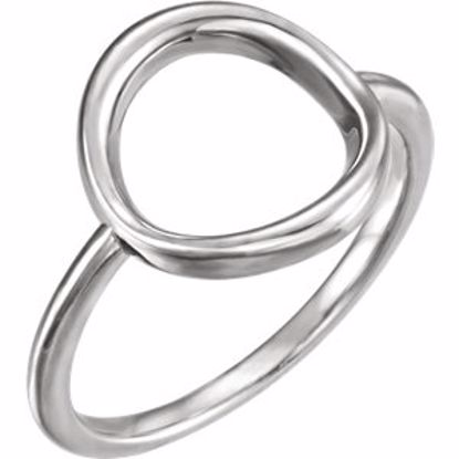 51602:104:P Platinum Circle Ring 