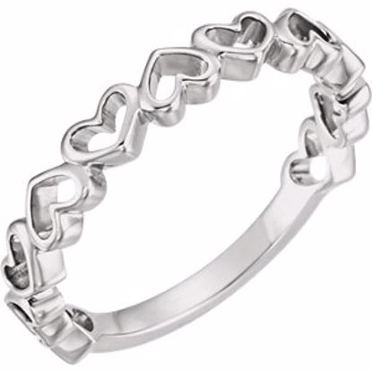 51574:104:P Platinum Heart Ring