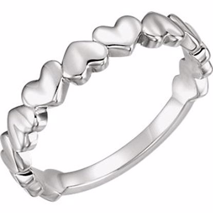 51575:104:P Platinum Heart Ring