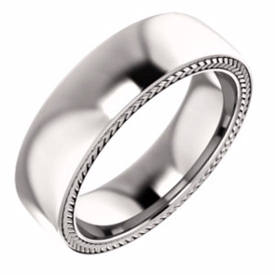 51578:7085:P 14kt Rose 5mm Band Size 8.5