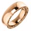 51577:806:P Platinum 6mm Sculptural-Style Relief Pattern Band Size 6