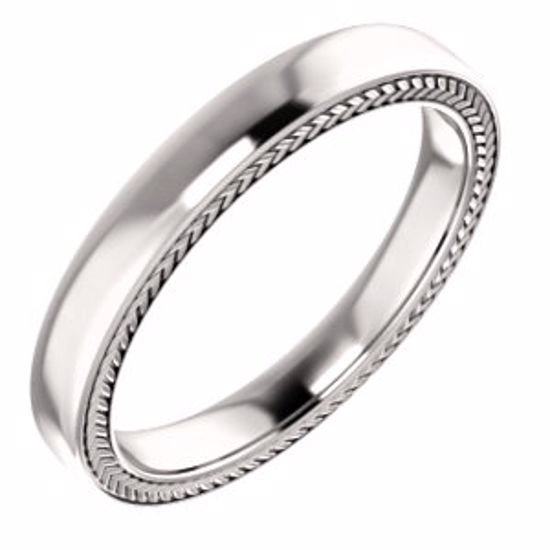 51578:306:P 14kt Rose 3mm Band Size 6